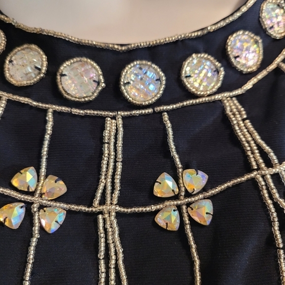 NOX apparel 2 piece formal beaded dress - L.   M - Picture 4 of 11